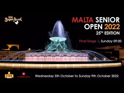 FINAL STAGE 1 | 2022 MALTA SENIOR OPEN BOWLING CHAMPIONSHIPS