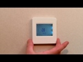 True comfort floor heating thermostat instructions