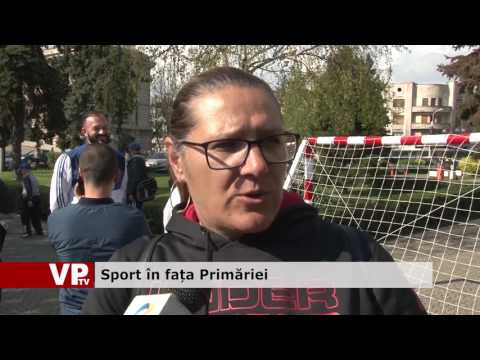 Sport în fața Primăriei