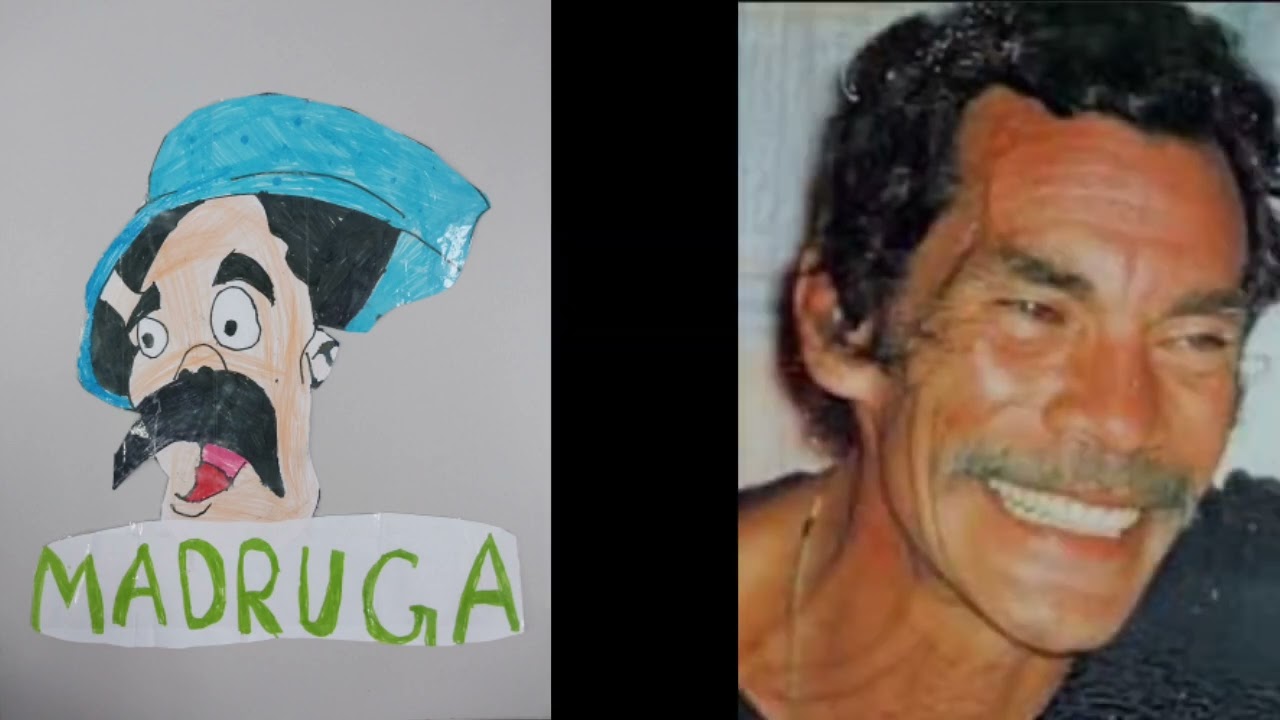 Heitor desenha os personagens do Chaves