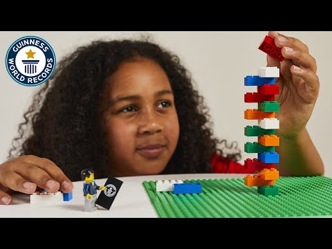 TRY THIS AT HOME: Fastest time to build a 20 brick LEGO stack