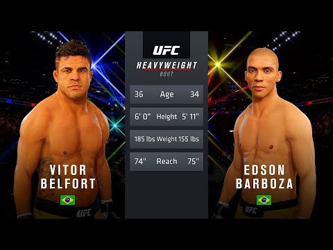 UFC 4 - Vitor Belfort vs. Edson Barboza [1080p 60 FPS]