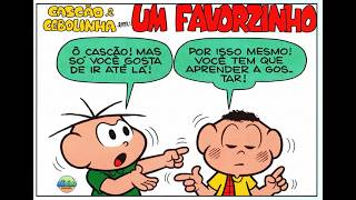 Cascão em Um favorzinmho e um desenho medonho | Quadrinhos Turma da Mônica