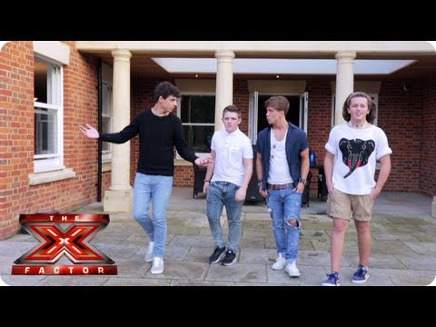The Boys explore The X Factor house - Judges Houses - The Xtra Factor UK 2013