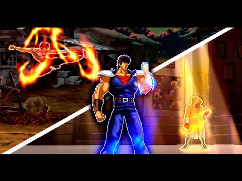 Mugen Battle: D.Kenshiro v2.0 Vs. Bruce Lee & Rocky (Simul Battle)