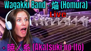 Download lagu 初めての反応 Wagakki Band - 焔 (Homura)   暁ノ糸 (Akatsuki no Ito) JAPAN Tour Hibiya Yagai Ongakudo mp3