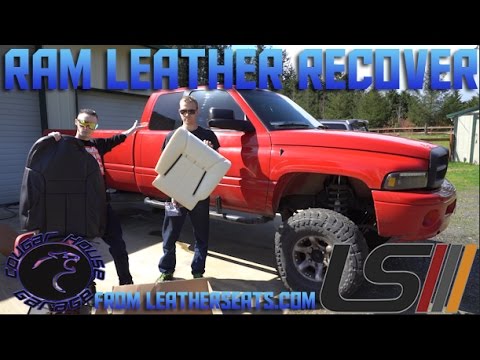 2ND GEN DODGE LEATHER SEAT COVER INSTALL Cougar House Films Ep.145