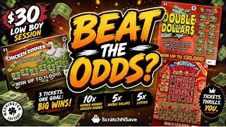 Did $30 in Low Boy Scratch Tickets Beat the Odds | Washington Lottery Mix #scratchofftickets