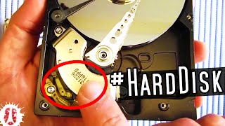 INSIDE A HARD DRIVE! A Look At All Components and Functions Inside A Hard Disk Drive (HDD) #Tech