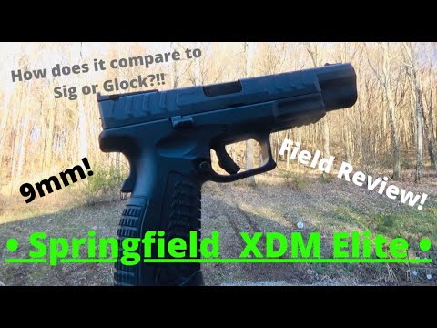 Springfield XDM Elite 9mm!  Is it better than Sig P320 and Glock 34? Let's find out!!!