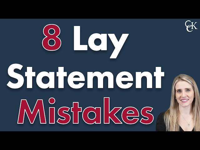 Avoid These 8 Costly VA Lay Statement Mistakes in VA Claims