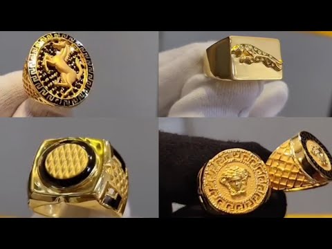 New latest for men Ring designs Gold ring design for men, anguthi ka design sone ka