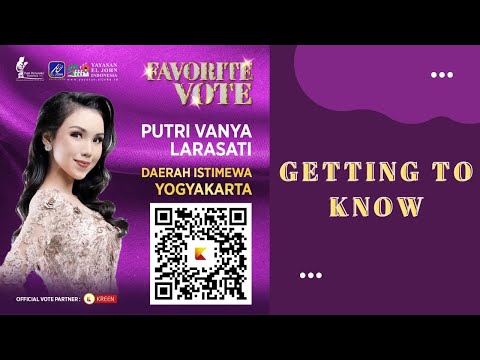 Putri Vanya Larasati Putri Pariwisata Indonesia DI YOGYAKARTA 2023 - Video Profile