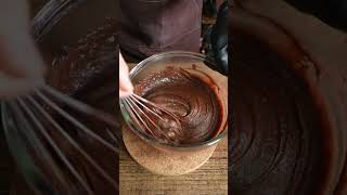 Chocolate pound cake ケイク・オ・ショコラ #shorts #asmr #cooking