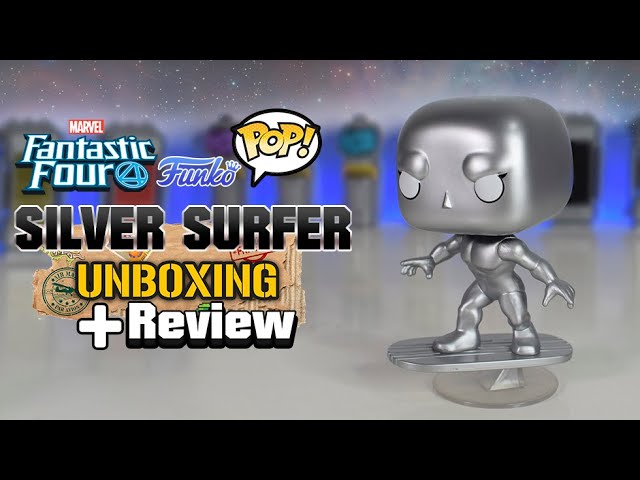 Vídeo relacionado con Funko Pop! Marvel: Los 4 Fantásticos 2025 - Silver Surfer - Figura de Vinilo Coleccionable - Idea de Regalo - Mercancia Oficial - Juguetes para Niños y Adultos