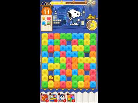 Snoopy Puzzle Journey Night Mode Level 104 - NO BOOSTERS 🐶🧩🧳 | SKILLGAMING ✔️