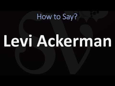 How to Pronounce Levi Ackerman? (CORRECTLY) Attack on Titan Names Pronunciation