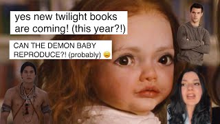 NEW TWILIGHT BOOKS THIS YEAR! everything we know & why renasberry probably can (& will) have kids 😩