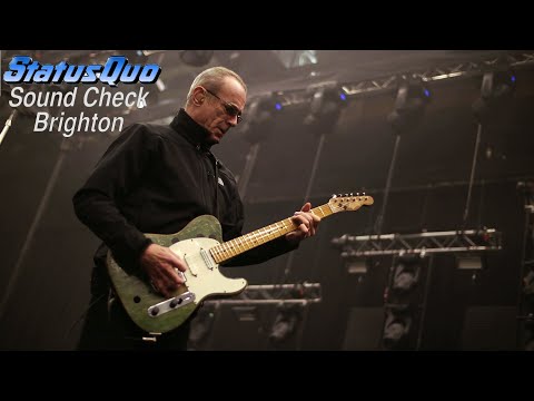 🎸 Status Quo Soundcheck in Brighton | Exclusive Behind-the-Scenes Footage 🎶