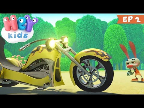 10 Prieteni 🐰 Prinde-mă daca poți - Desene animate cu animale | HeyKids