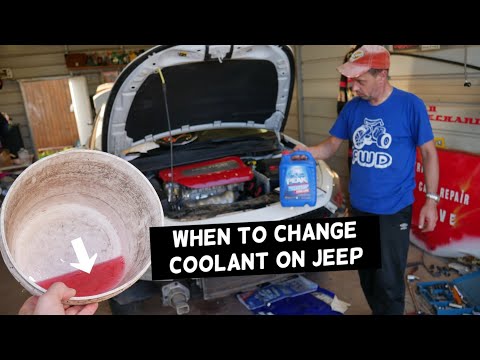 WHEN TO CHANGE COOLANT ON JEEP CHEROKEE, JEEP COMPASS, JEEP RENEGADE