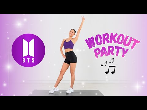 13 MIN BTS DANCE PARTY - Full Body Weight Loss Workout 💜