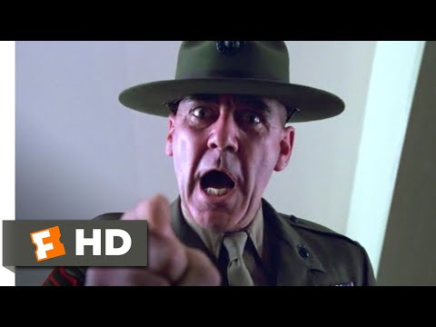 全金屬夾克 (1987) - 讓我看看你的戰爭面孔 (1/10) | 電影片段 (Full Metal Jacket (1987) - Let Me See Your War Face Scene (1/10) | Movieclips)