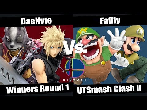 UTSmash Clash II - DaeNyte (Cloud, Wolf) VS Faffly (Wario, Luigi) Winners Round 1