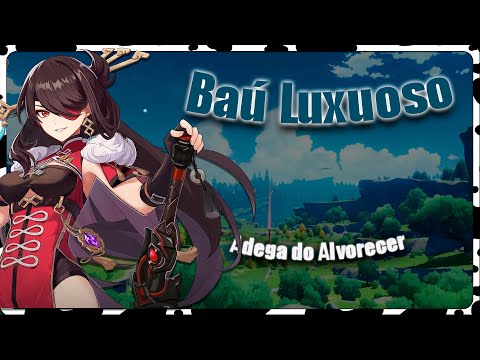 Encontrando Baú Luxuoso na adega do Alvorecer – Genshin Impact