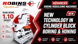 ROBINS NEW TECHNOLOGY IN CYLINDER BLOCK BORING & HONING#robinsmachines #enginebuilder #automobile