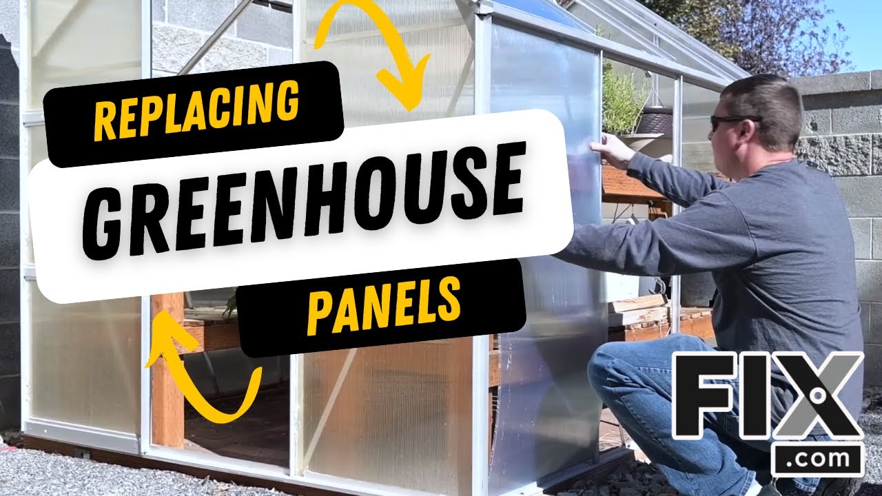 How to Replace Panels on a Harbor Freight Greenhouse