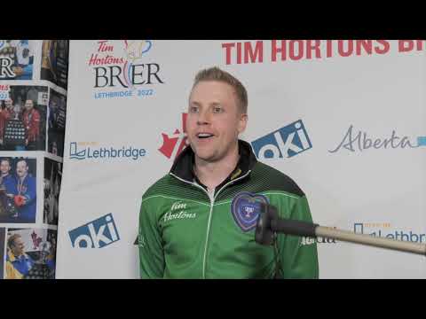 Media Scrum - Playoff 1 - 2022 Tim Hortons Brier
