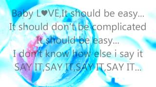 Britney Spears feat. will.i.am - It should be easy (Lyrics)