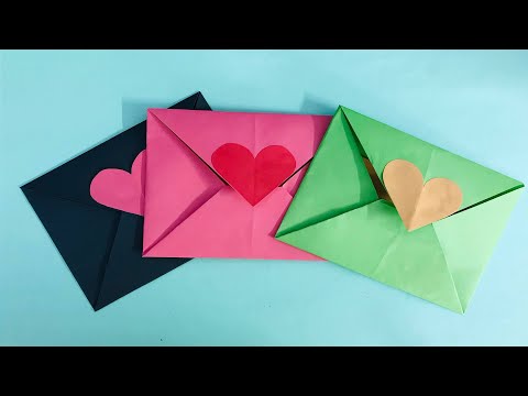 Envelope Making With Paper [Without Glue Tape and Scissors] at Home