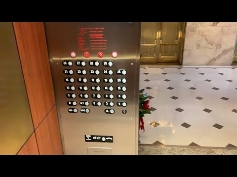 AWESOME & FAST!!! Dover High-Speed Elevators/Lifts @ Tower Life Building Downtown San Antonio TX