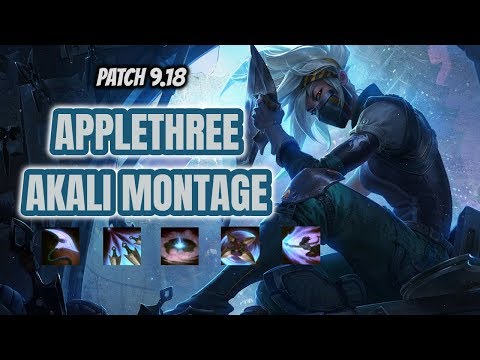 Akali Montage (Patch 9.18) - League of Legends