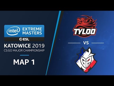 CS:GO - G2 vs. TYLOO [Mirage] Map 1 Ro5 - Challengers Stage - IEM Katowice 2019