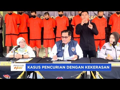 POLDA DIY UNGKAP KASUS PENCURIAN DENGAN KEKERASAN