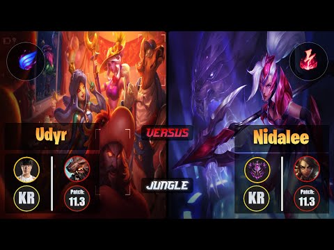Haru UDYR (Jungle) [Phase Rush] VS NIDALEE - Master KR Patch 11.3