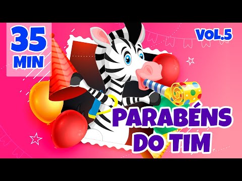 Parabéns do Tim Vol. 5 - Giramille 35 min | Desenho Animado Musical