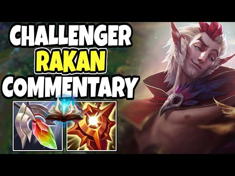 Challenger support test out SPELLBOOK Rakan - Challenger support commentary