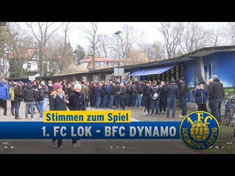 Stimmen zum Spiel 1. FC Lok Leipzig - BFC Dynamo am 02.03.2019