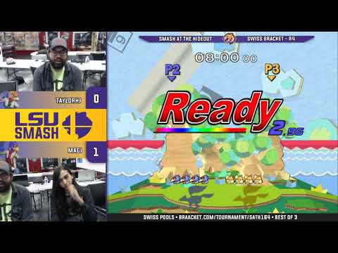Smash at the Hideout 164 Swiss - TaylorHJ (Fox) vs Magi (Falco)