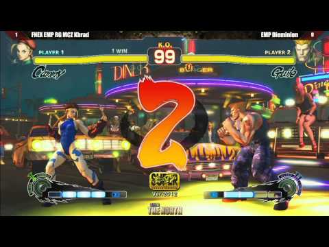 SSF4 AE2012 Loser's Final FNEX EMP RG MCZ Kbrad vs EMP Dieminion - Defend The North Tournament