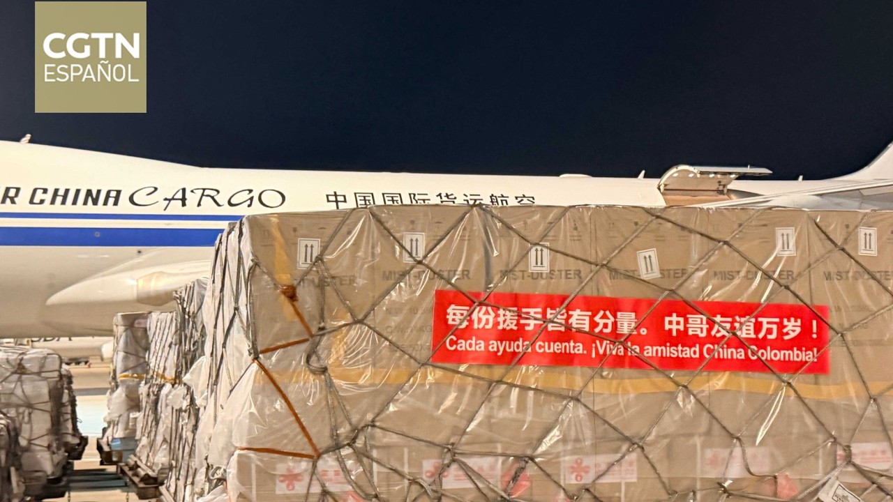 Colombia recibe ayuda humanitaria de emergencia de China tras el terremoto