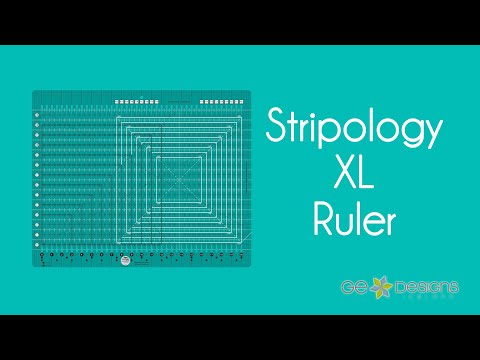 Gudrun Erla, creator of the Stripology family of rulers, introduces the Stripology XL Ruler.