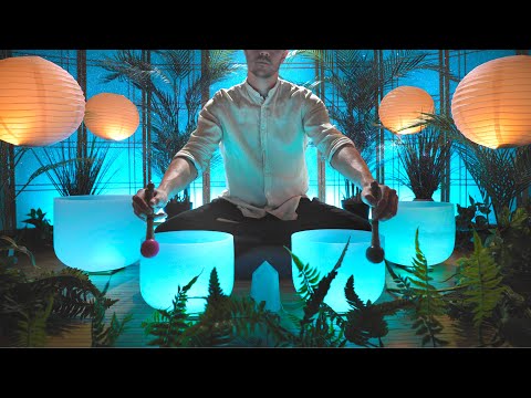 Desert Oasis Sound Bath | Sleep to crystal singing bowls and gentle nighttime nature sounds