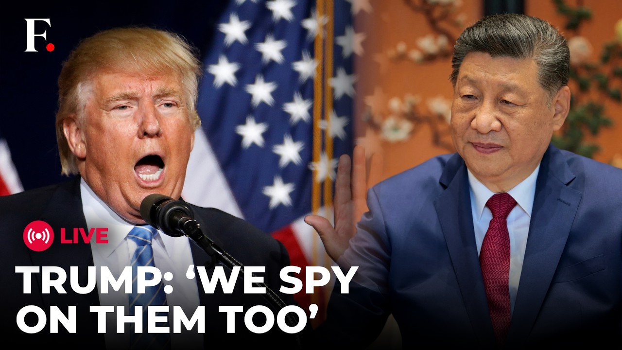 TRUMP LIVE: ''We Spy on Them Too'' Trump Says US Spies on China | US China Ties Weaken?