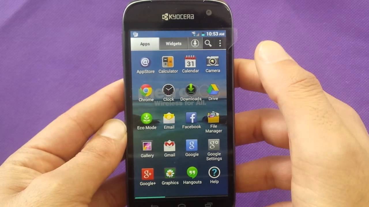 kyocera hydro life unboxing and review for metro pcs