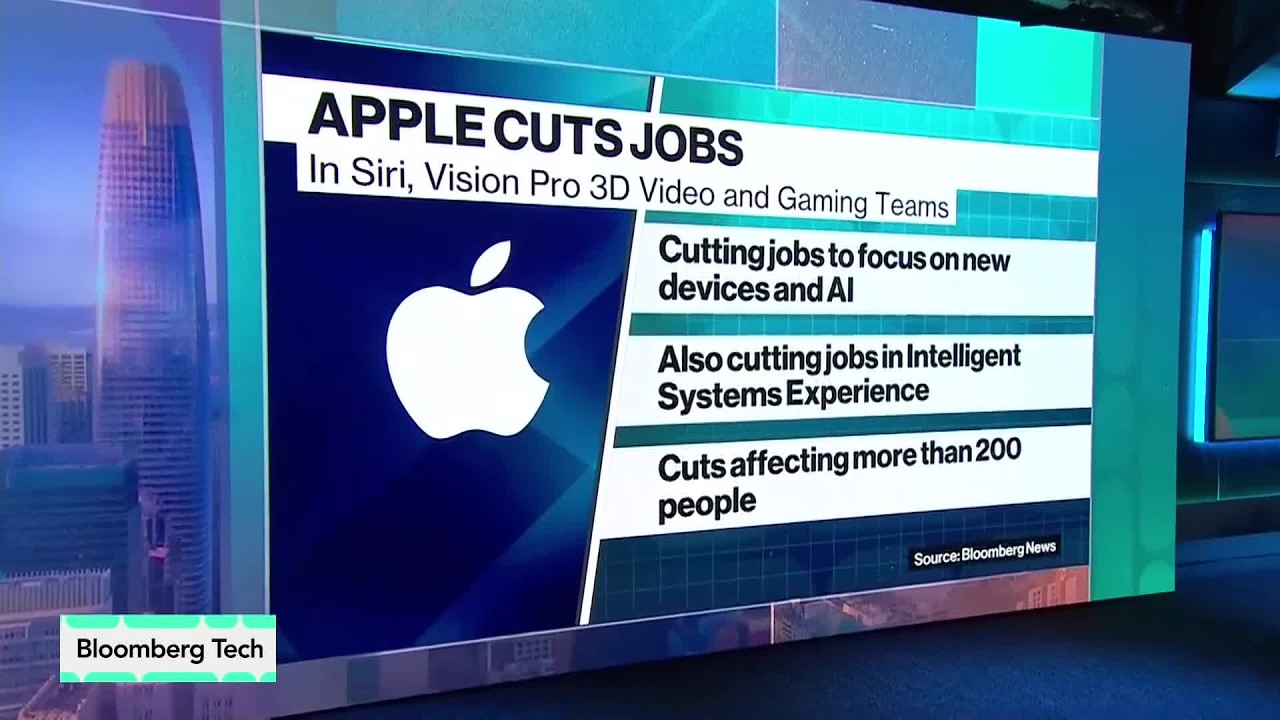 Apple Cuts Jobs as It Reprioritizes Around AI - Bloomberg Technology